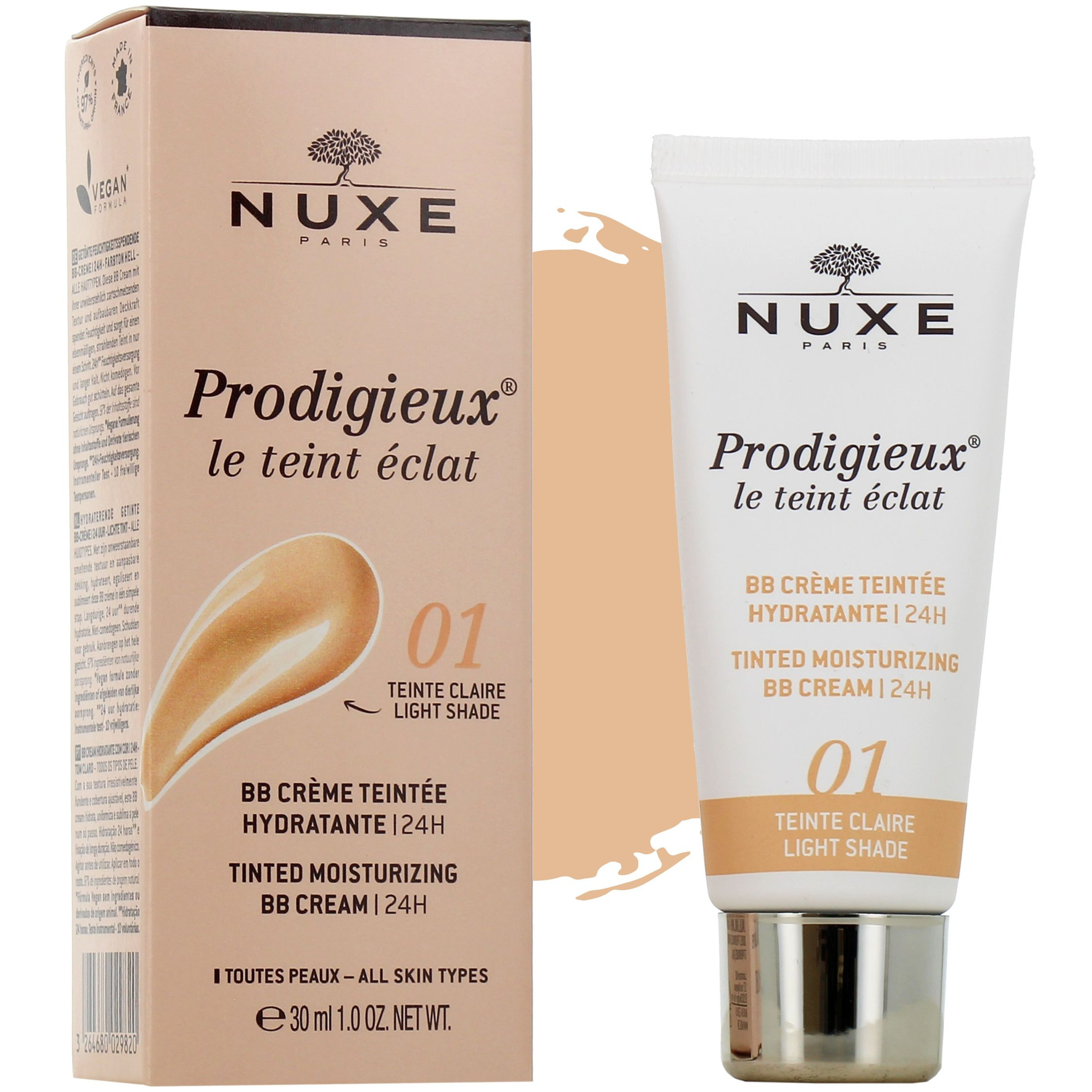 NUXE BB Crème Teintée Hydratante - Teinte CLAIRE