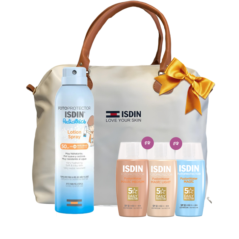 ISDIN FUSION WATER + SPRAY ENFANT + SAC OFFERT  LIGHT